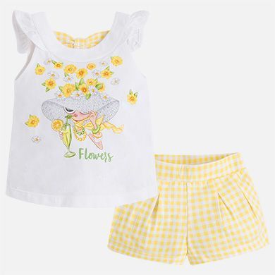 Conjunto para Niña Short y Camiseta Mayoral 3226A Conjunto para Niña Short y Camiseta Mayoral 3226A