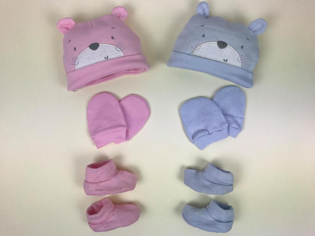 Conjunto complementos para bebés 3 piezas