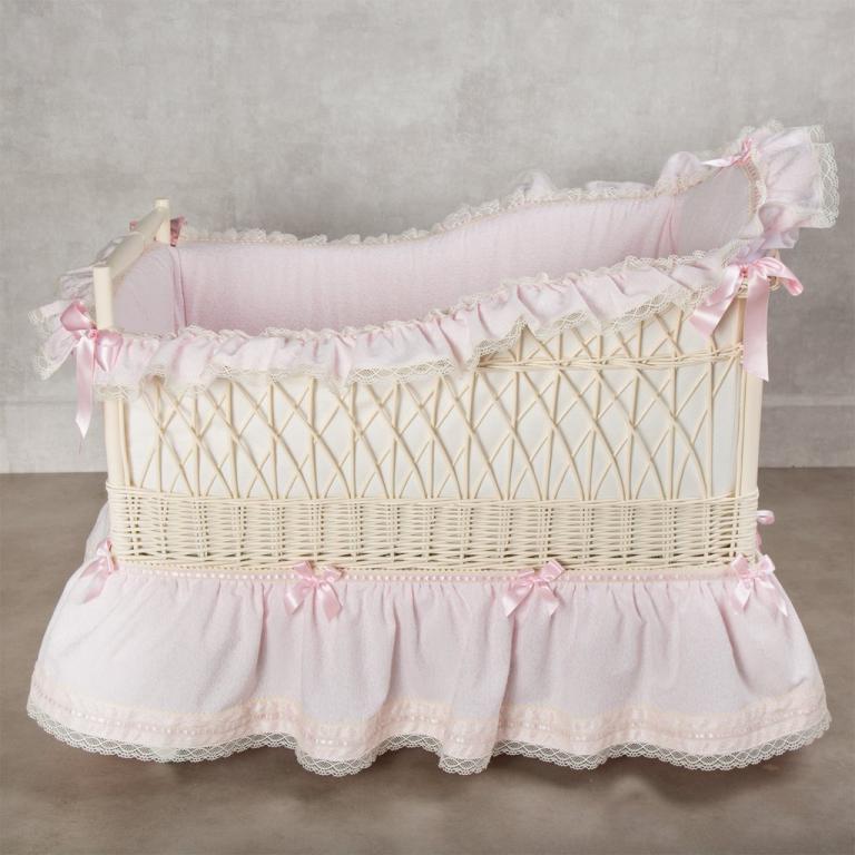 minicuna vestidura rosa 3