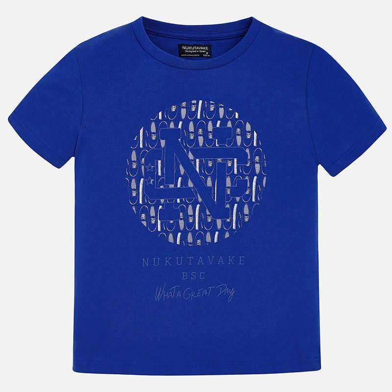 Mayoral Camiseta de Manga Corta para Niño Azul Mayoral Camiseta de Manga Corta para Niño Azul