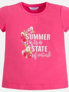  Camiseta de Manga Corta para Niña de Mayoral 3032