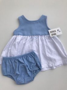 Vestido para Bebé Niña Perforado