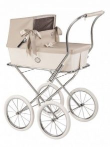 coche-munecas-charol-beige-sweet-de-bebelux