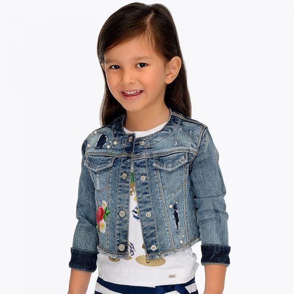 chaqueta vaquera para niñas Mayoral