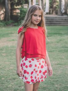 Conjunto para niña de Dolce Aela Falda y Blusón