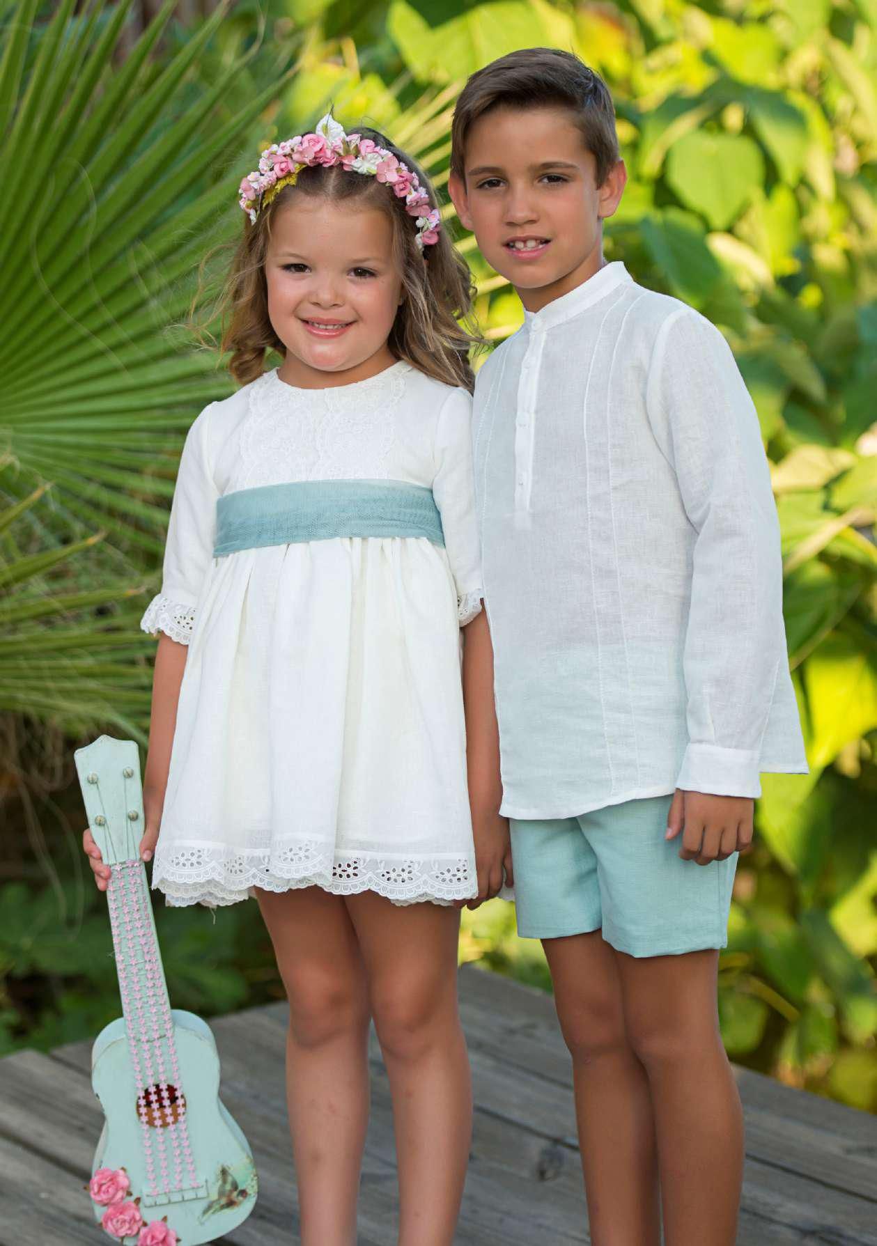 Vestido de Ceremonia para Niñas Eva Martinez 040 Vestido de Ceremonia para Niñas Eva Martinez 040