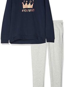 Chandal para Niña ZippY Marino-Gris