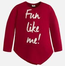 Camiseta Mayoral Burdeos 7064