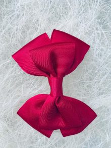 Lazo para el Pelo con Pinza Fuxia