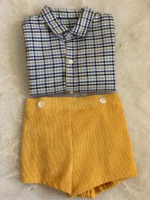 Conjunto para Bebé Niño Mostaza