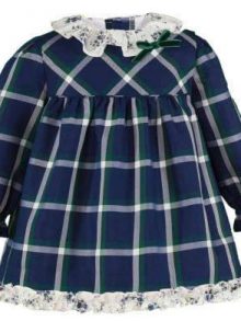 Miranda Textil Vestido para Niña de Cuadros 165V