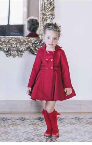abrigo niña dolce petit