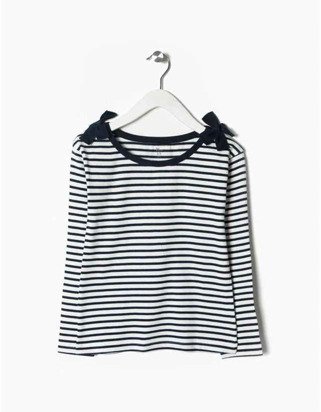 Jersey para niña rayas marino zippy Jersey para niña rayas marino zippy